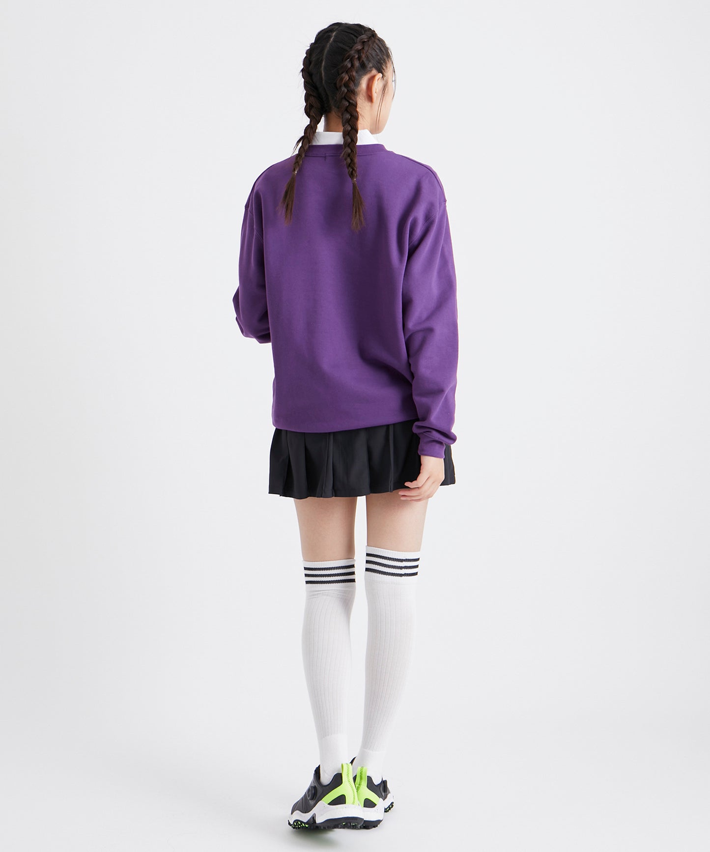 SLICE GOLF SWEATSHIRT PURPLE