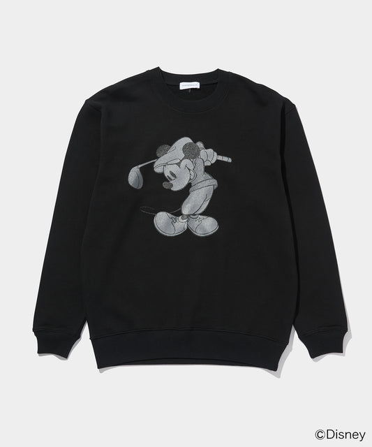 SWEATSHIRT / Mickey Mouse / BLACK