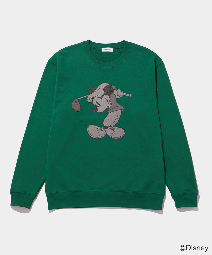 【EC LIMITED】SWEATSHIRT / Mickey Mouse / GREEN