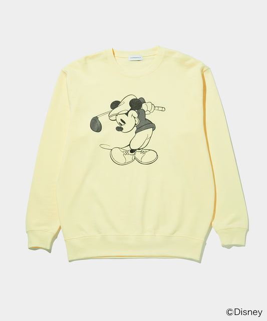 SWEATSHIRT  / Mickey Mouse / YELLOW