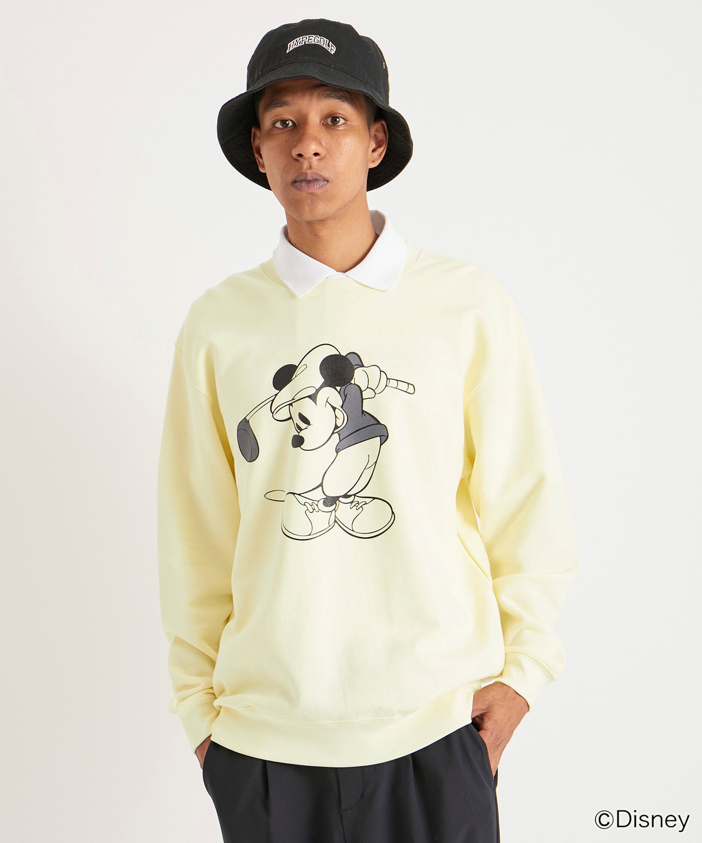 SWEATSHIRT  / Mickey Mouse / YELLOW