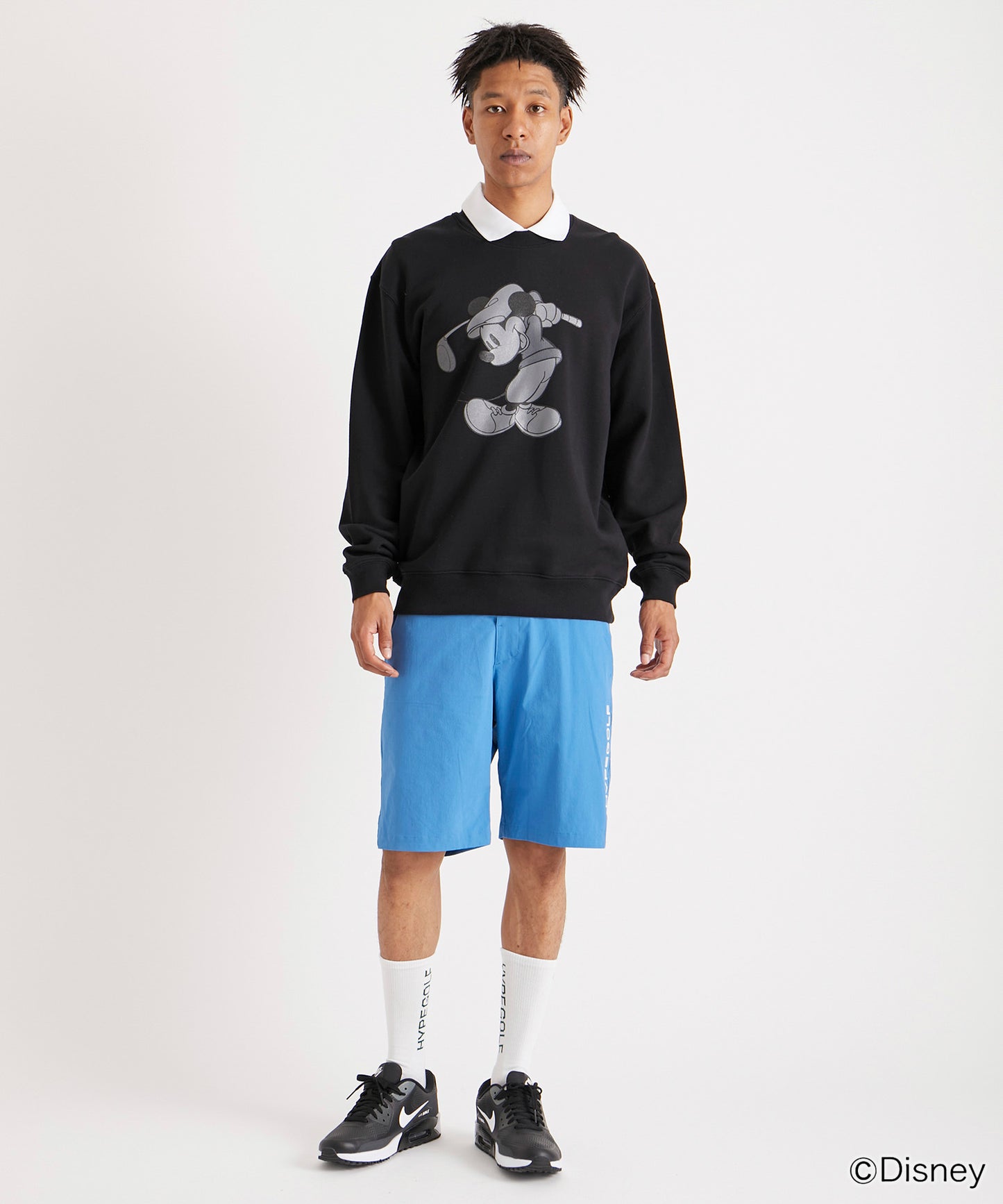 SWEATSHIRT / Mickey Mouse / BLACK