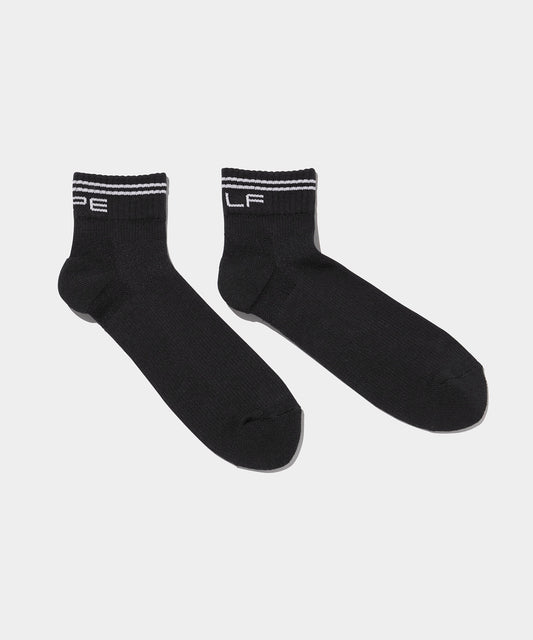 LINED SHORT SOCKS BLACK