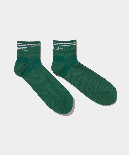 LINED SHORT SOCKS GREEN