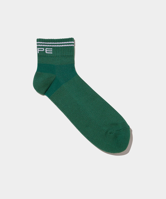 LINED SHORT SOCKS GREEN