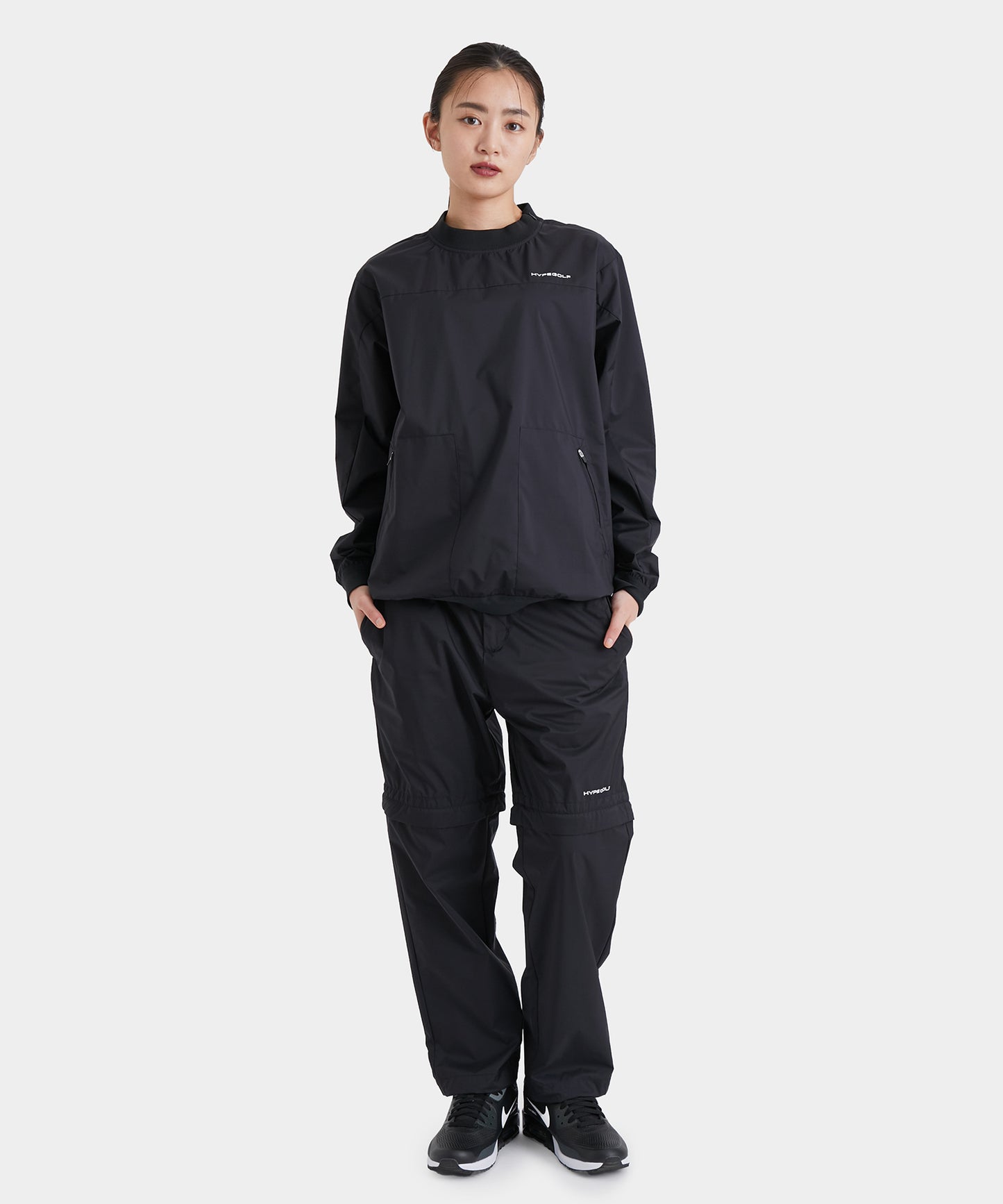 3LAYER DETACHABLE SHELL PANTS BLACK