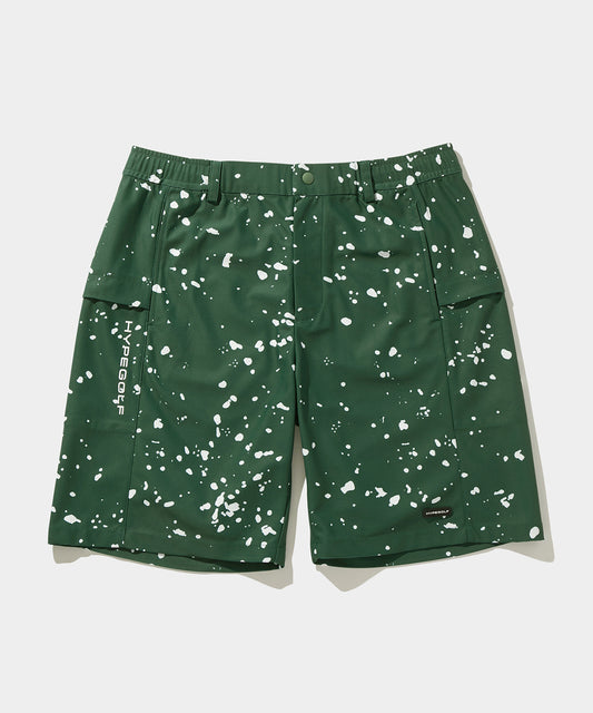 BLEACH MOTIF SHORTS GREEN