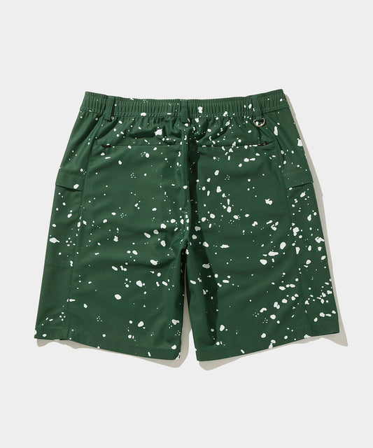 BLEACH MOTIF SHORTS GREEN