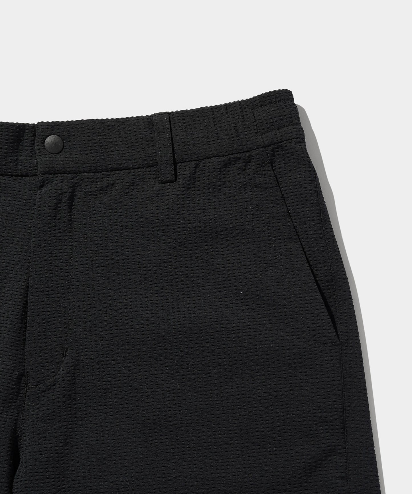 SEERSUCKER SHORTS BLACK