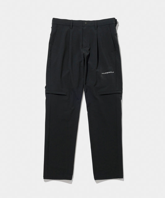 TUCK LONG PANTS BLACK