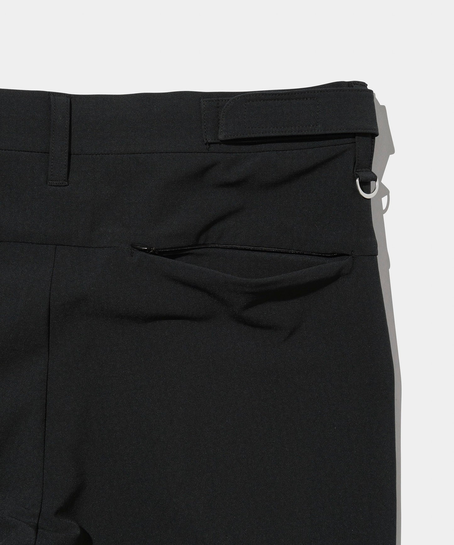 TUCK LONG PANTS BLACK