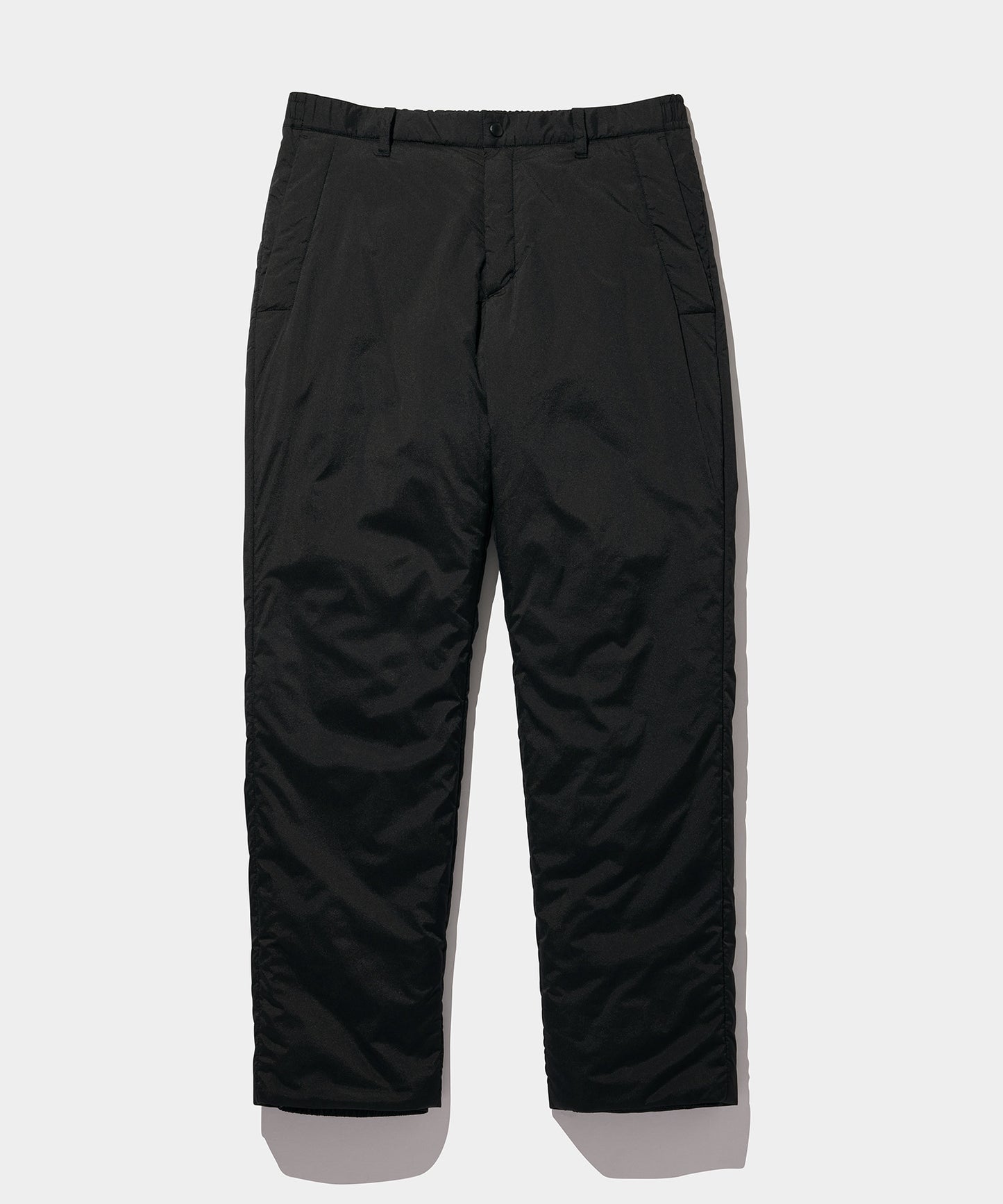 NYLON RIP PUFF LONG PANTS BLACK