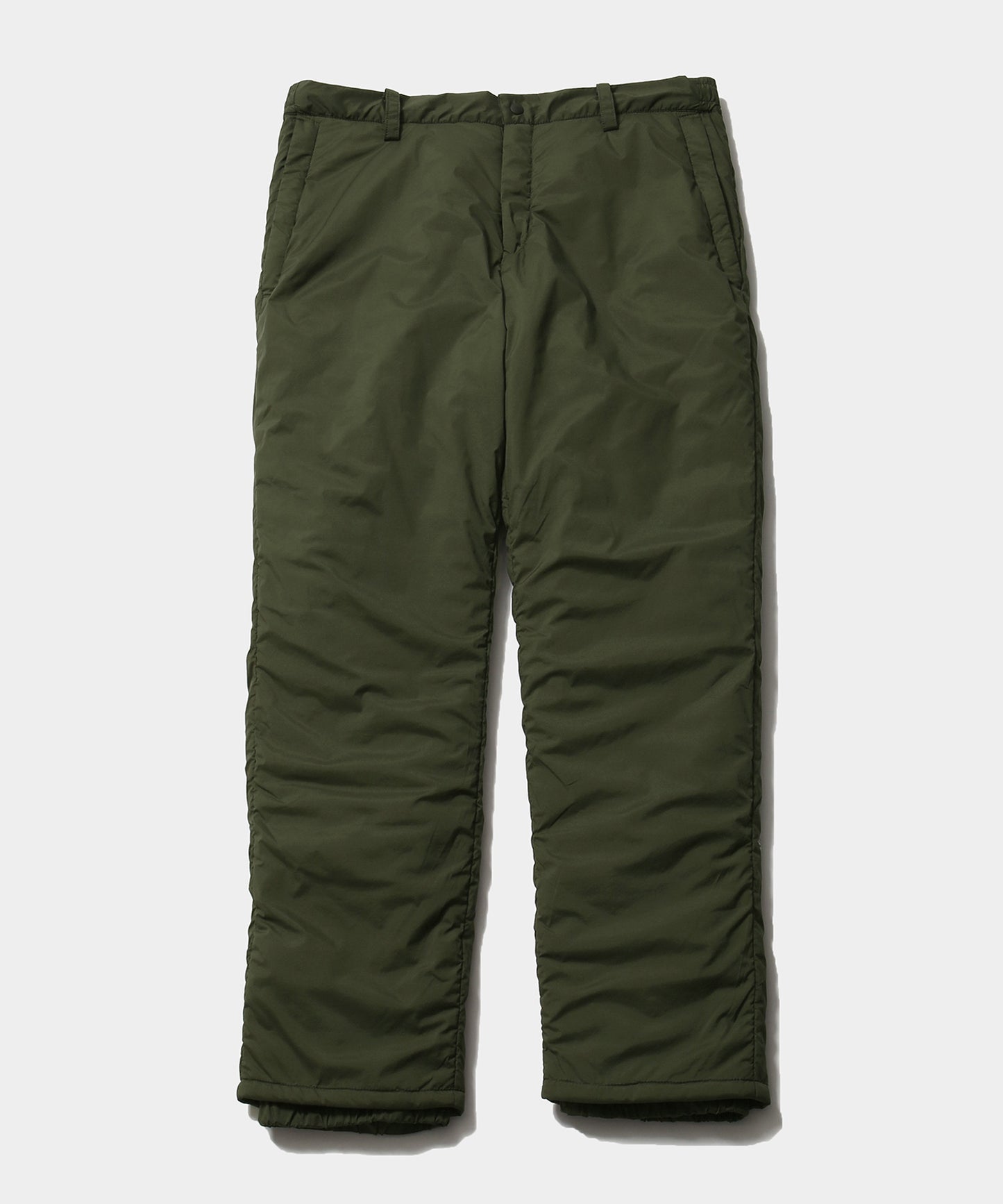 NYLON RIP PUFF LONG PANTS OLIVE