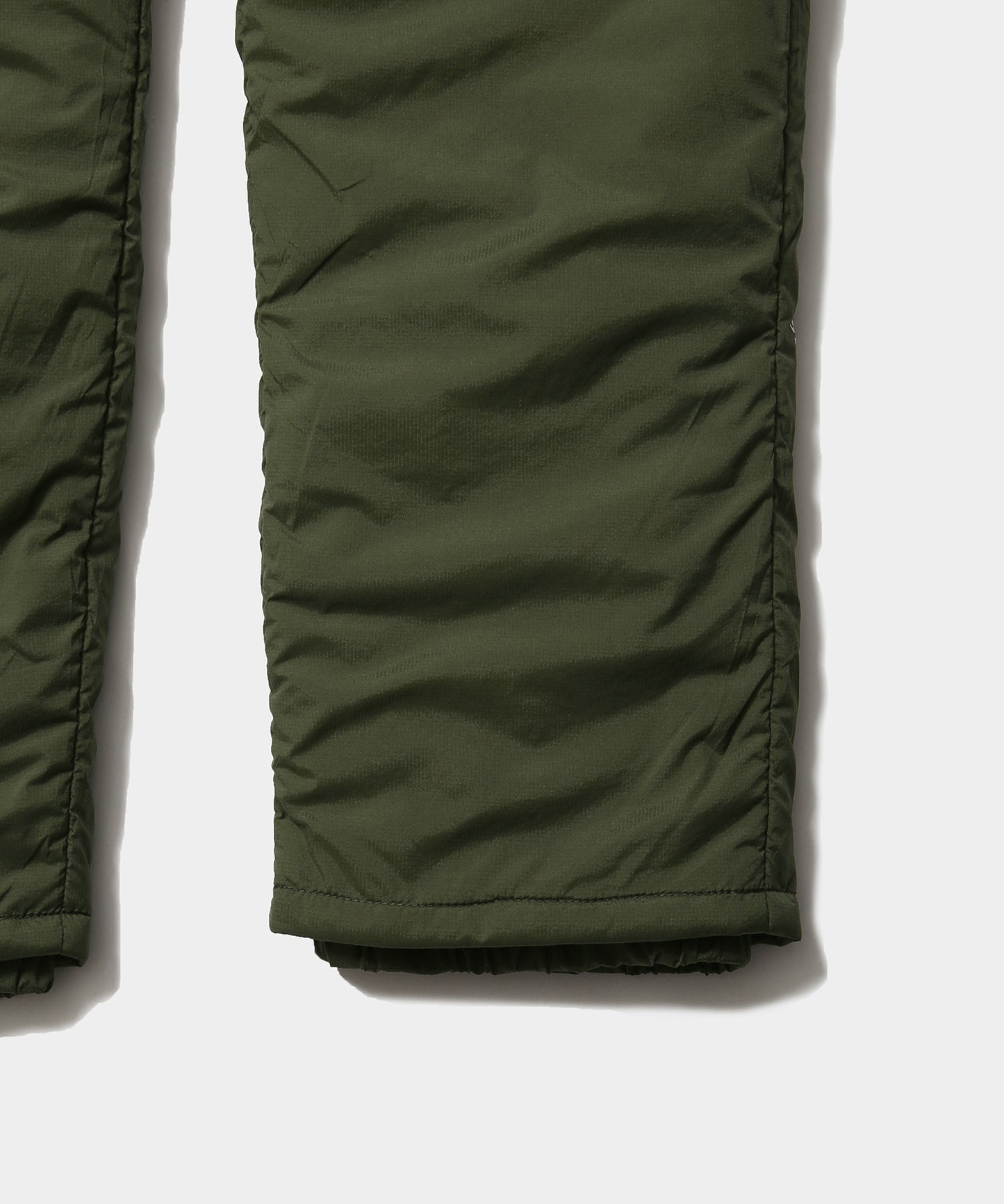 NYLON RIP PUFF LONG PANTS OLIVE