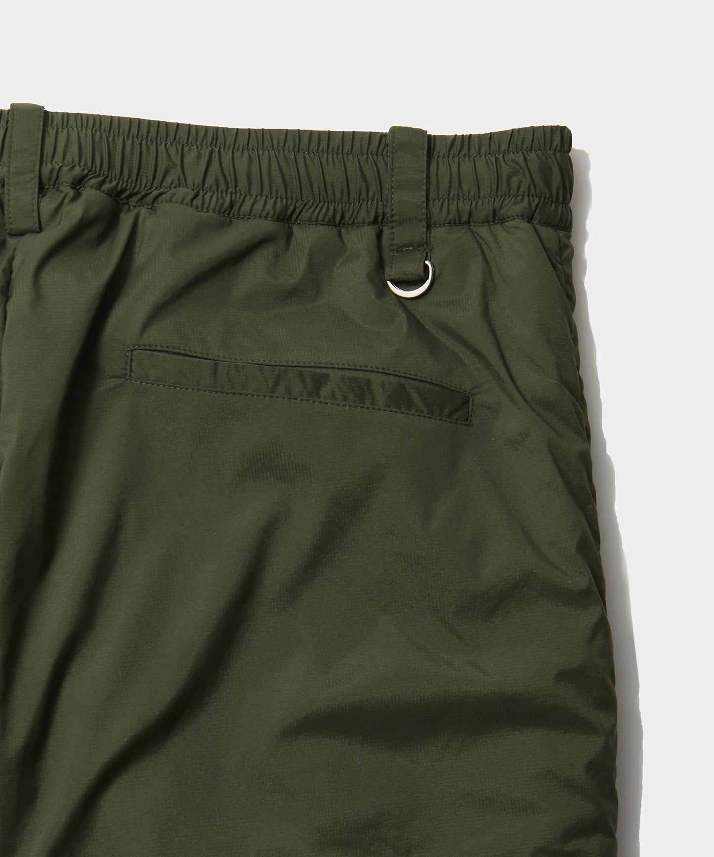 NYLON RIP PUFF LONG PANTS OLIVE