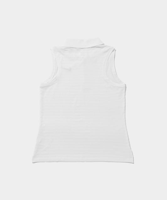 【NIKE】WSDF ビクトリーS/Sポロ STRP WHITE