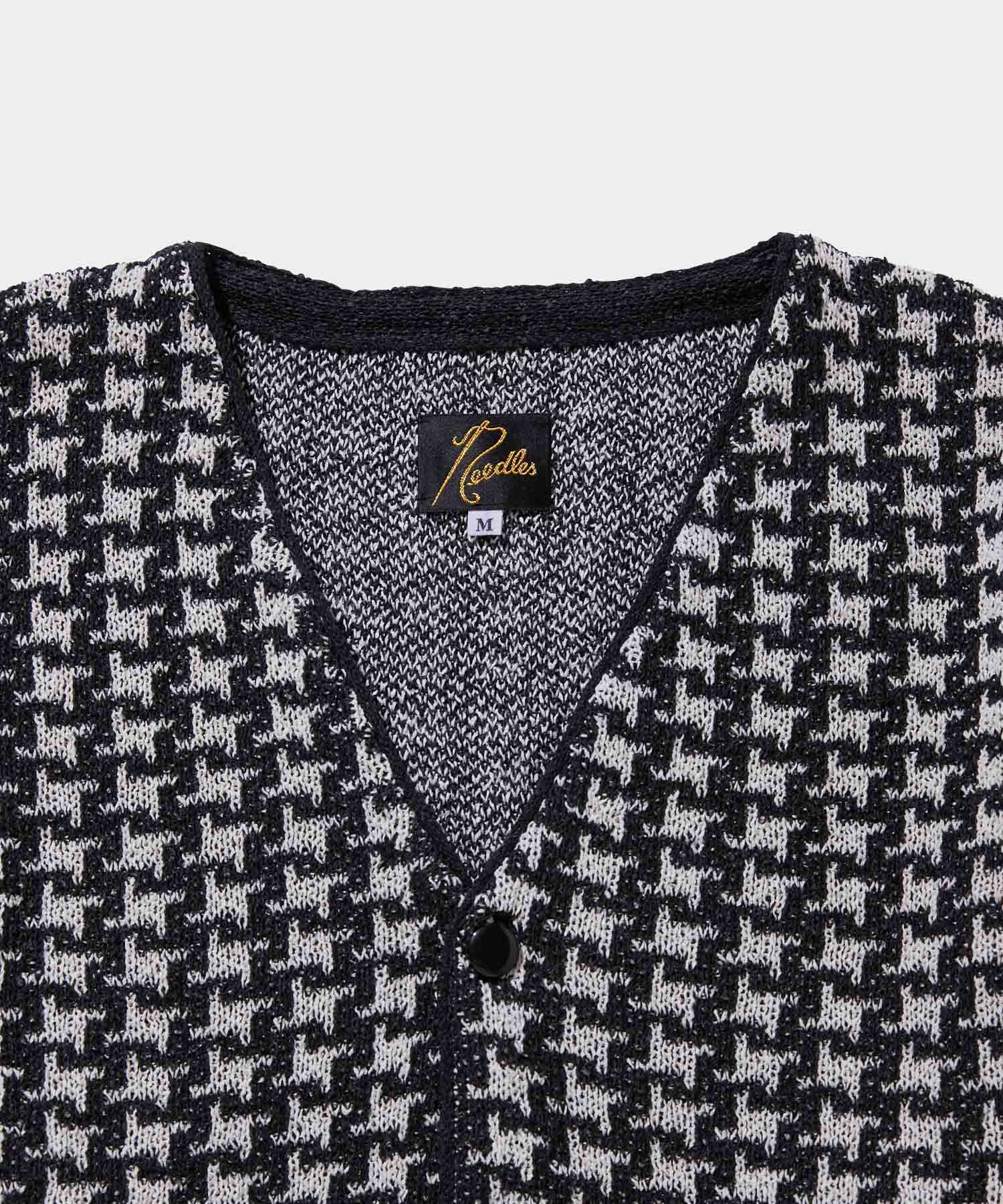 NEEDLES V Neck Cardigan - Houndstooth – HYPEGOLF ONLINE STORE