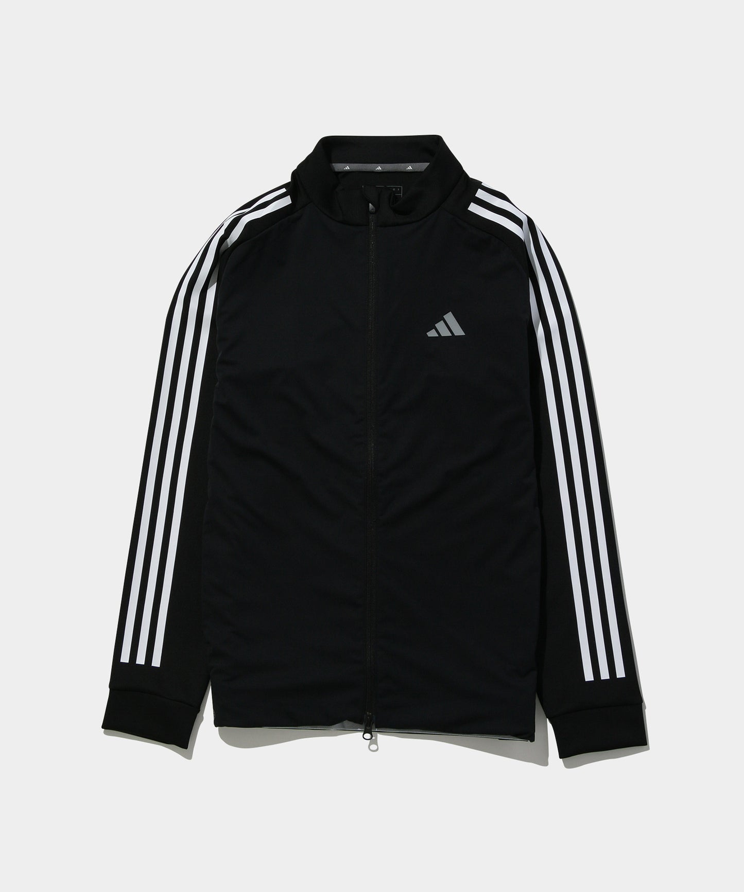 adidas ファブリックミックス 長袖フルジップジャケット BLACK