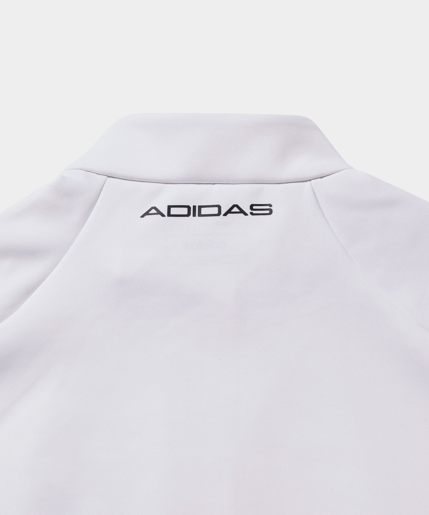 adidas ファブリックミックス 長袖フルジップジャケット WHITE