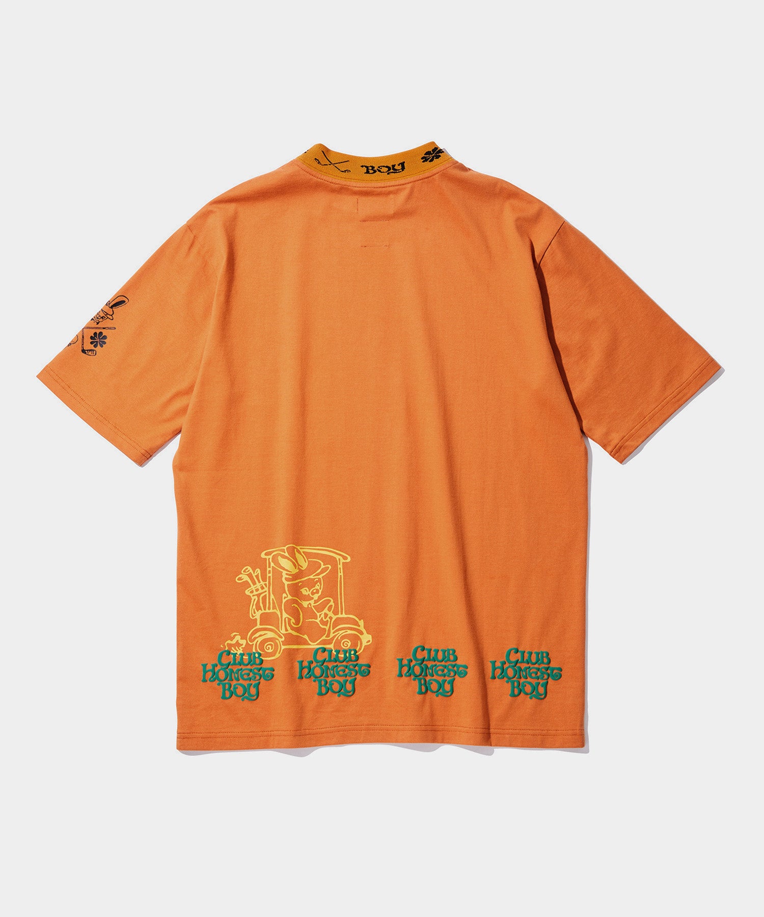 CLUB HONEST BOY MOCK T-SHIRTS ORANGE – HYPEGOLF ONLINE STORE