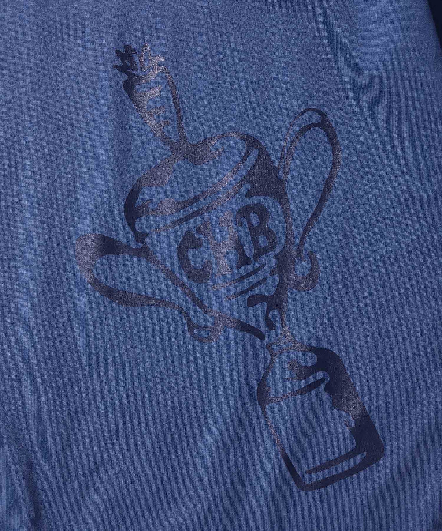 CLUB HONEST BOY MOCK T-SHIRTS BLUE GREY