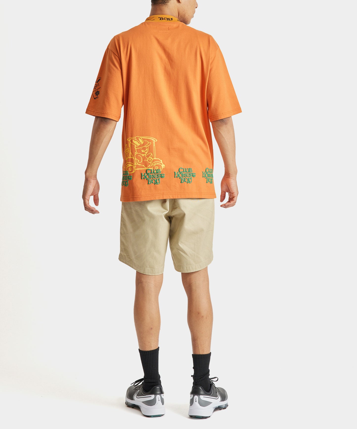 CLUB HONEST BOY MOCK T-SHIRTS ORANGE