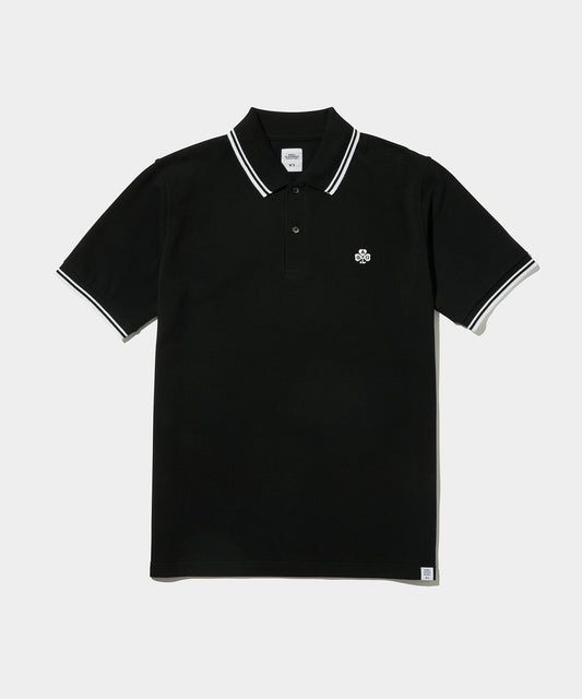 BEDWIN × ANTI COUNTRY CLUB S/S POLO SHIRT BLACK