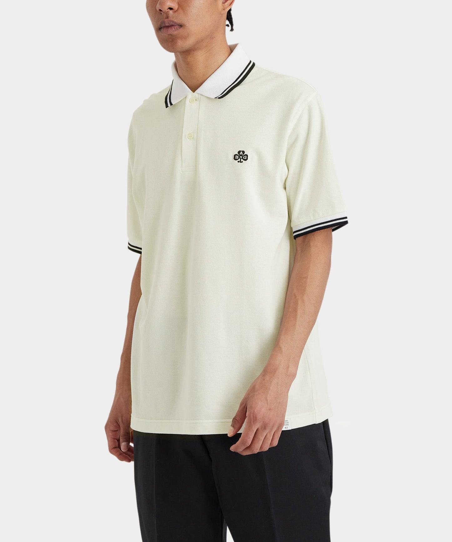 BEDWIN × ANTI COUNTRY CLUB S/S POLO SHIRT WHITE