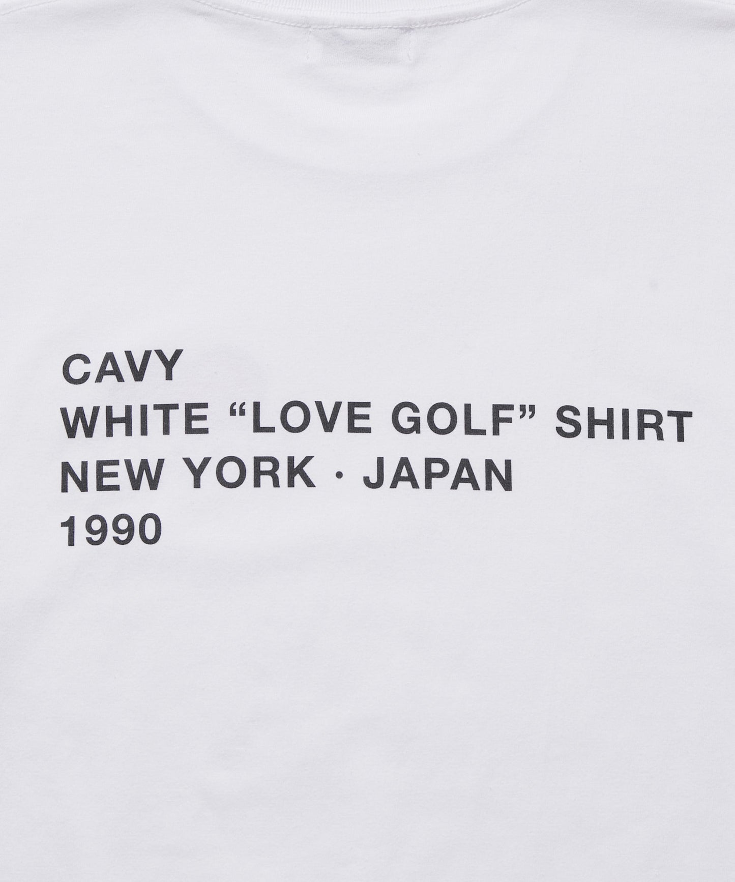 CAVY DESIGN Love Golf T-SHIRTS