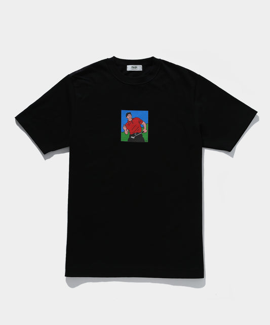 PGC x FACE TEE BLACK