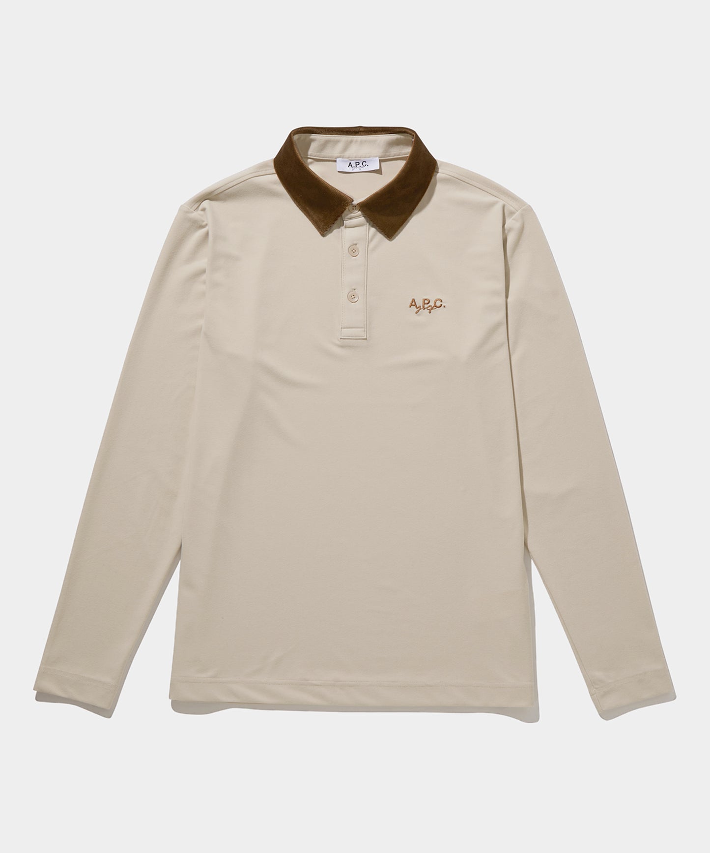 A.P.C.GOLF POLO BEIGE – HYPEGOLF ONLINE STORE
