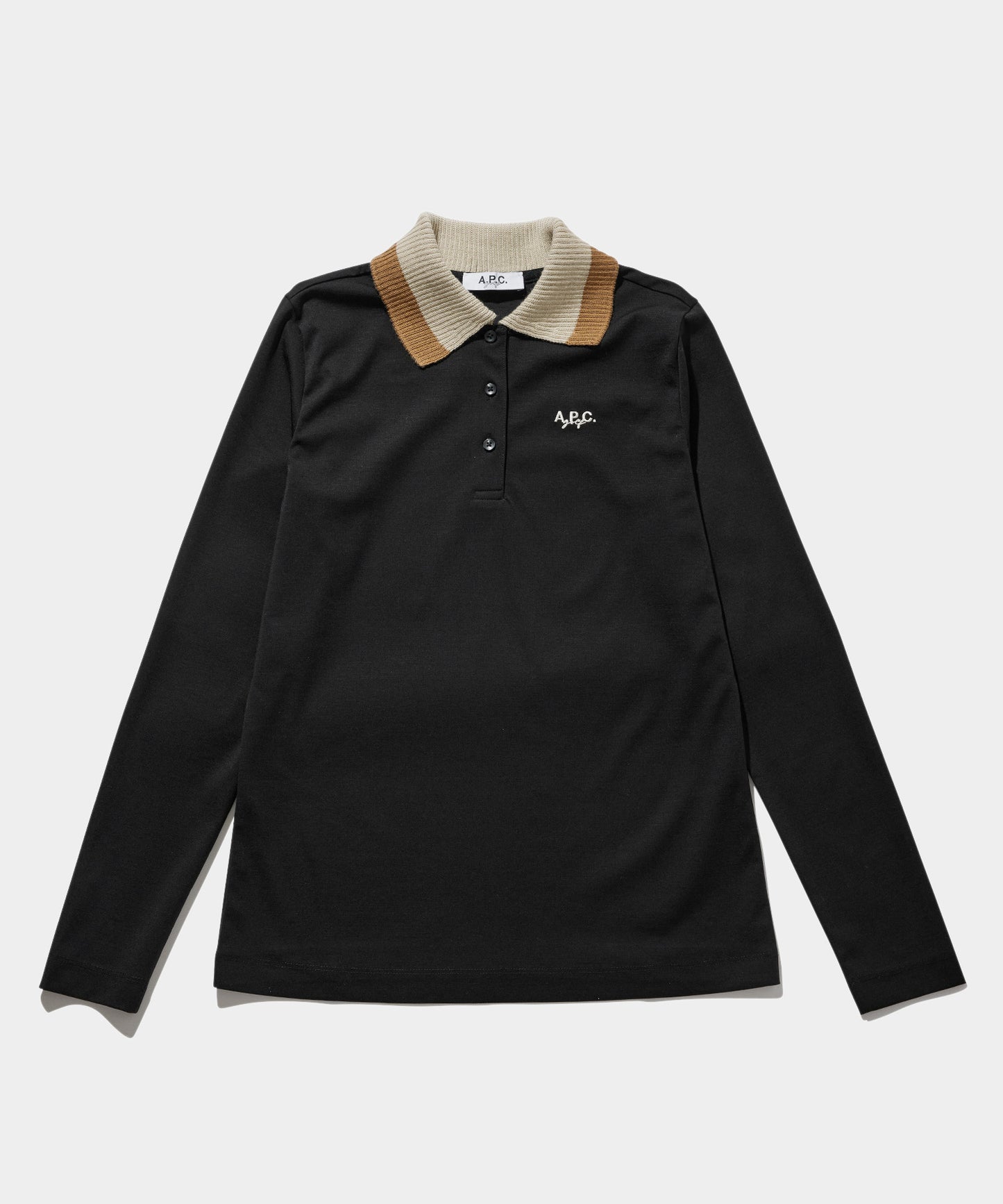 Women's A.P.C.GOLF POLO BLACK