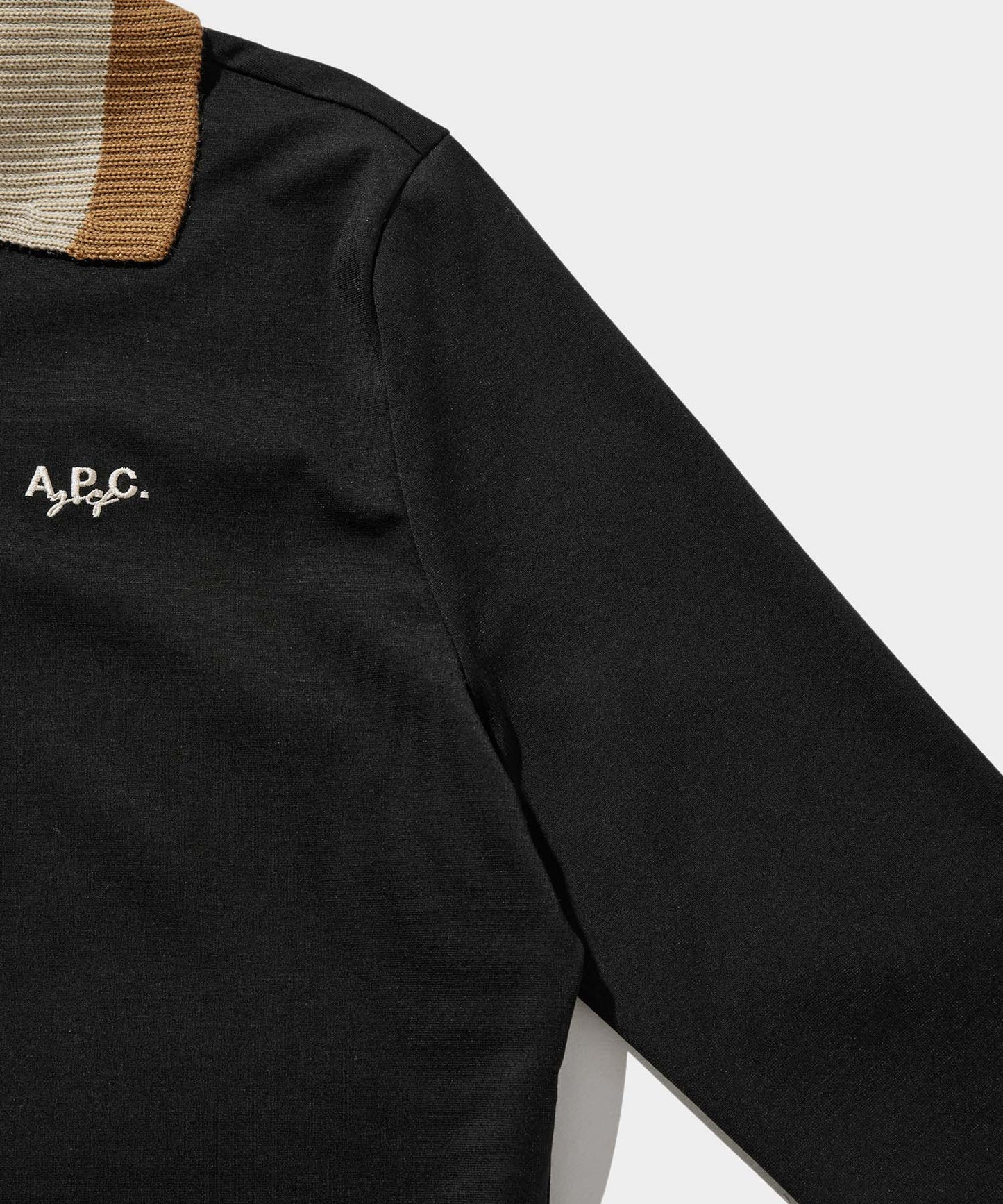 Women's A.P.C.GOLF POLO BLACK
