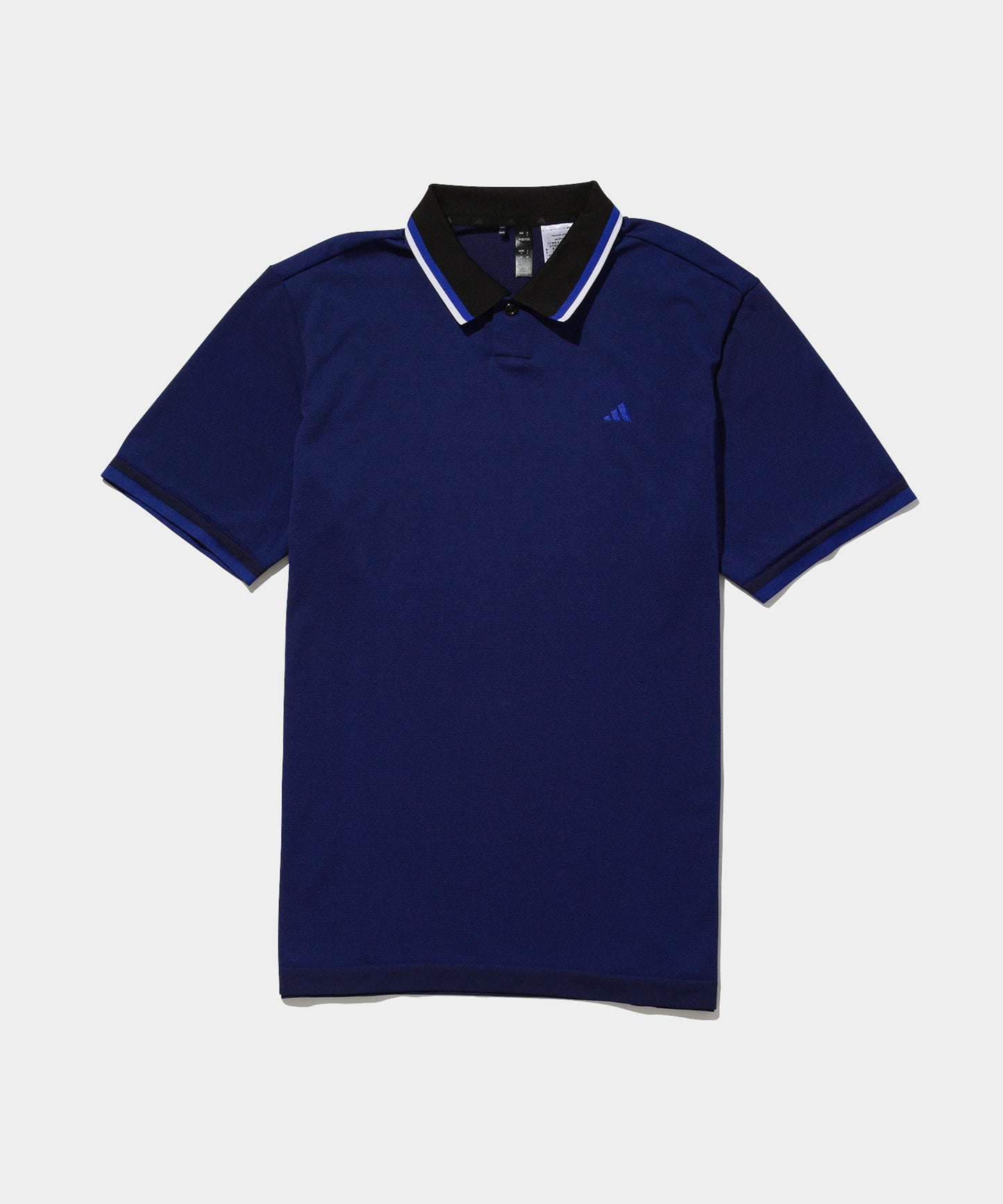 adidas PRIMEKNIT サイドシームレス 半袖ポロシャツ BLUE