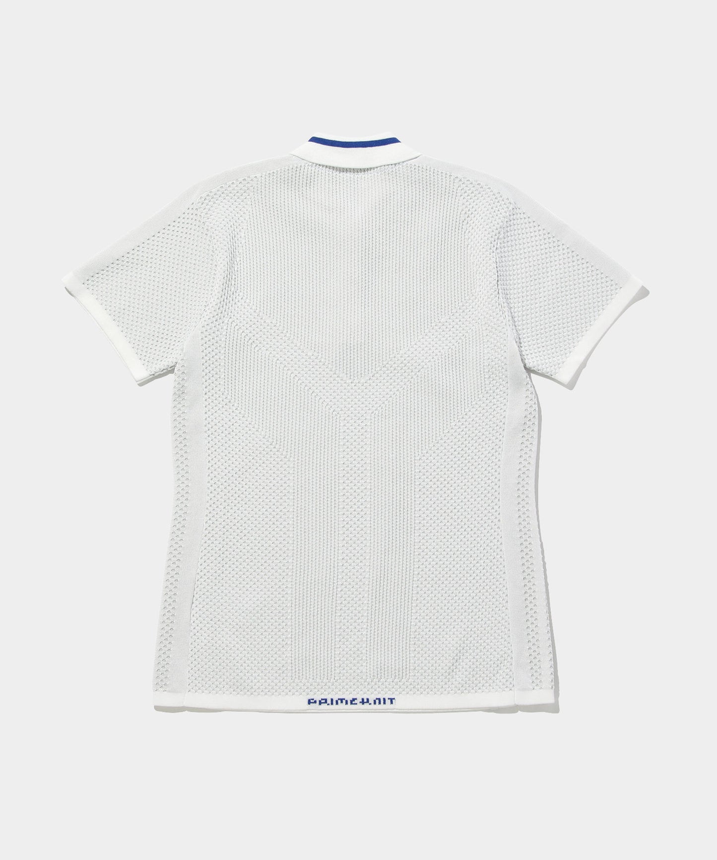 adidas women's PRIMEKNIT ジャカード 半袖ポロシャツ WHITE