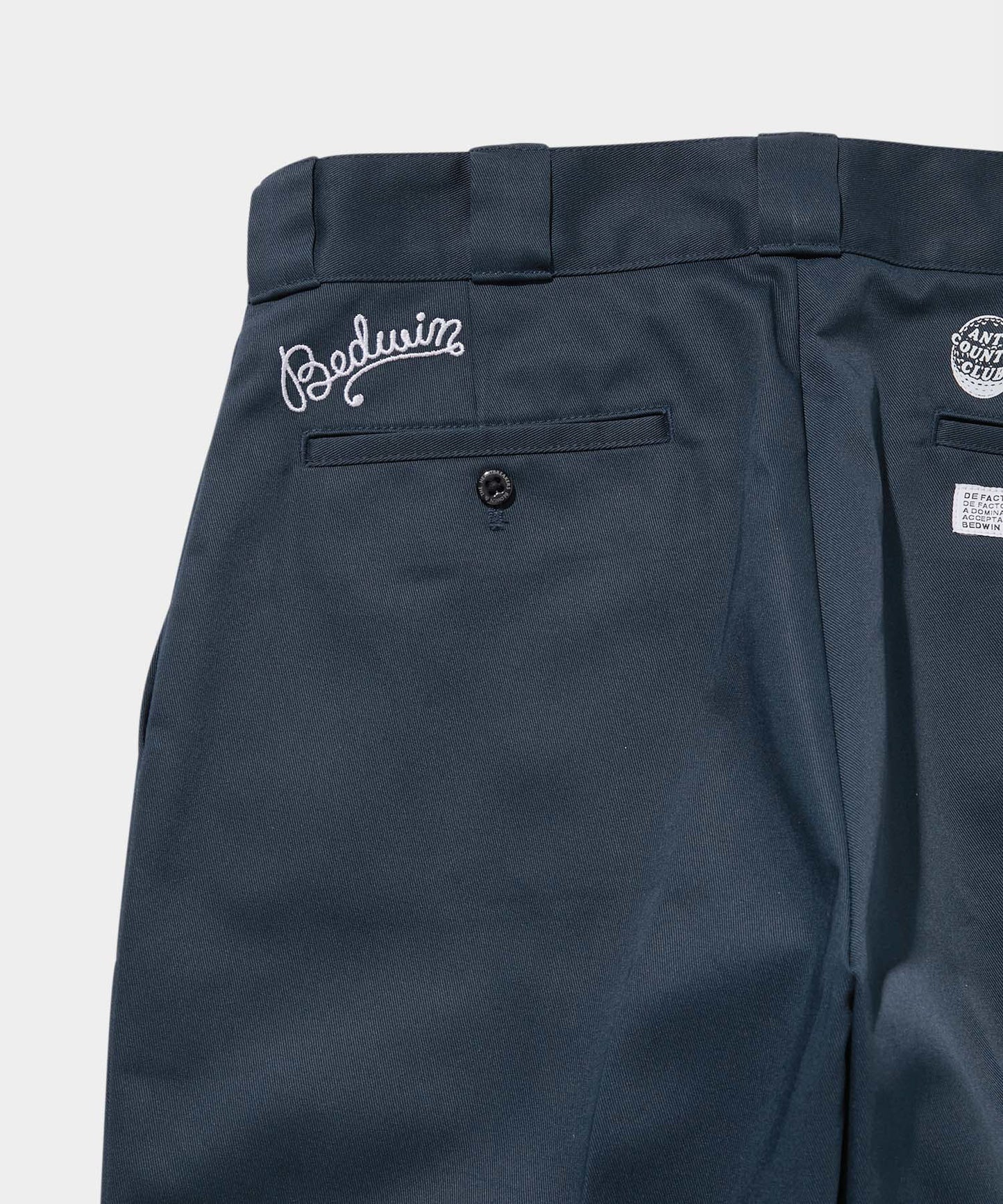 BEDWIN × ANTI COUNTRY CLUB DICKIES TRIPSTER NAVY – HYPEGOLF ONLINE