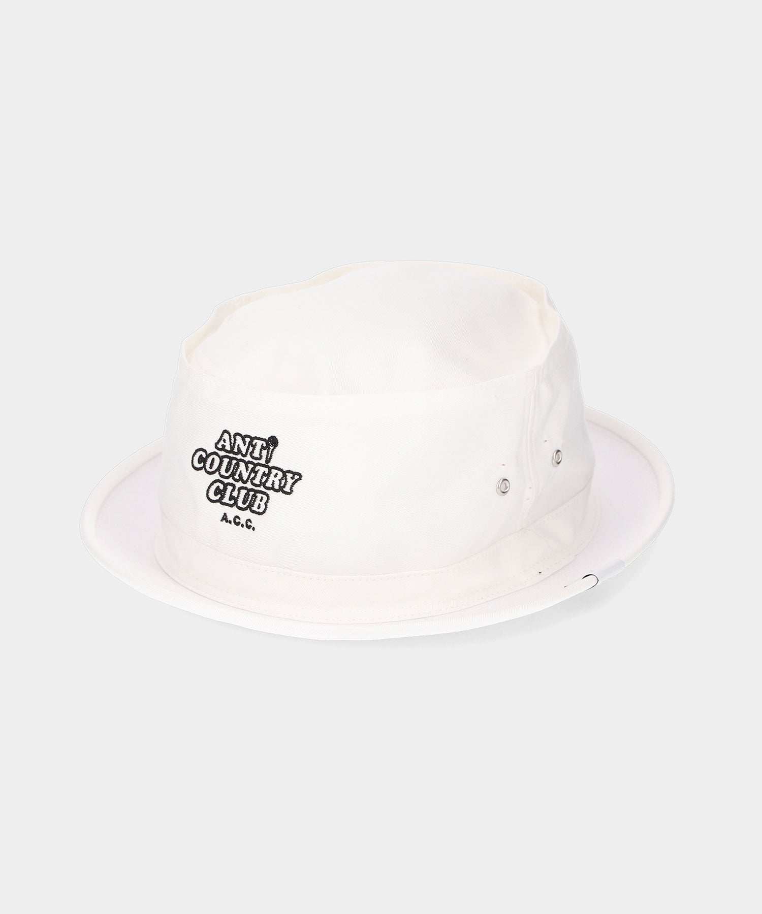 BEDWIN x ACCT PORK PIE HAT WHITE – HYPEGOLF ONLINE STORE