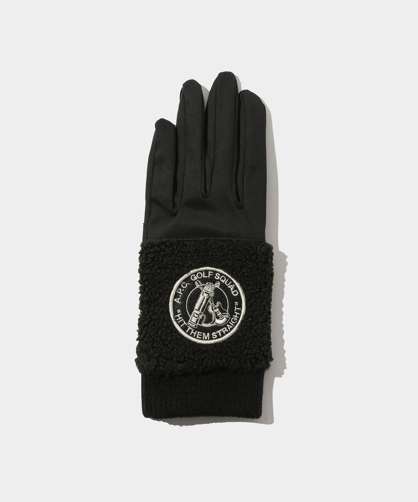 A.P.C.golf GLOVE BLACK