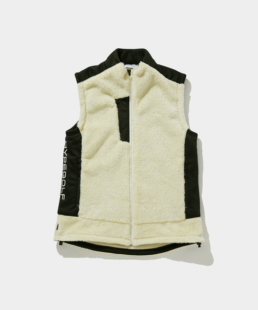 FLEECE VEST WHITE