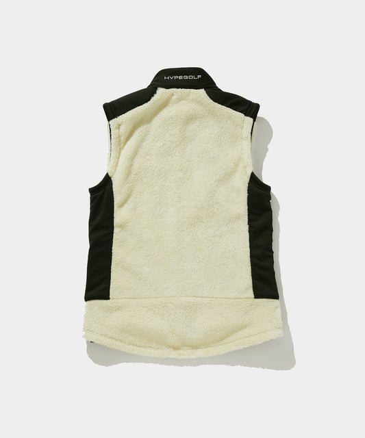 FLEECE VEST WHITE