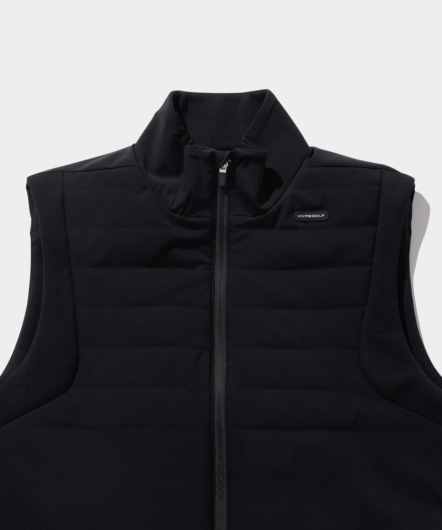 PADDING ZIP-UP VEST BLACK – HYPEGOLF ONLINE STORE