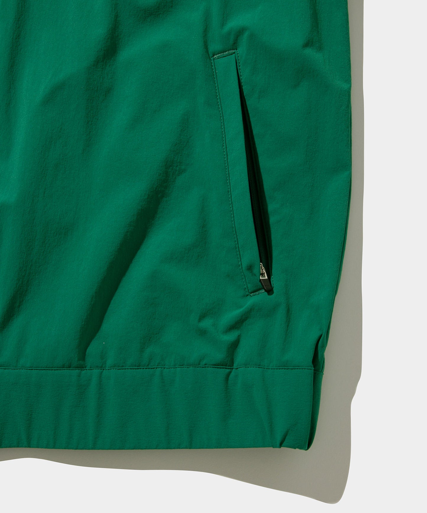 Bicolored Zip Jacket GRNxWHT