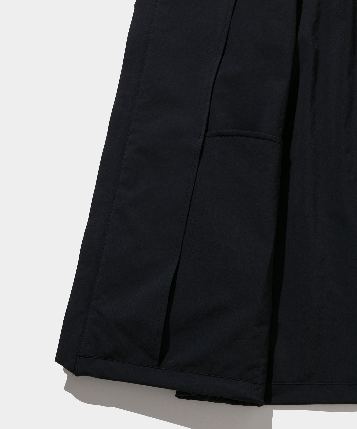 Woven Zip Hooded Jacket BLACK