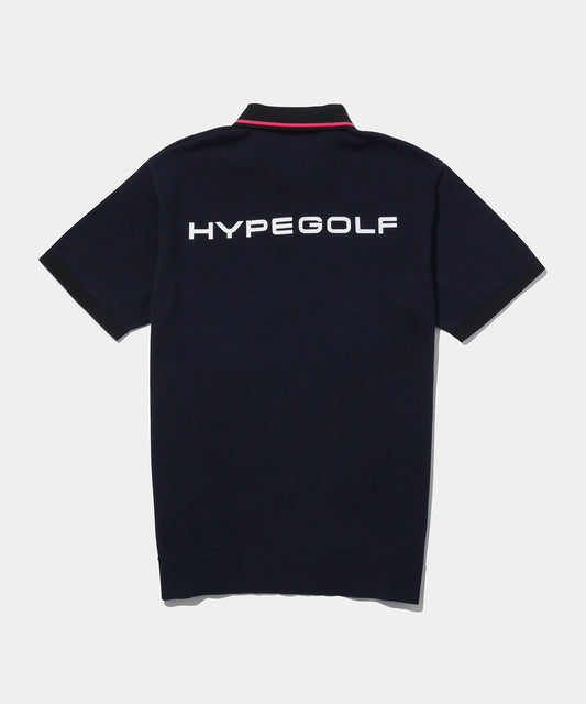 KNIT POLO SHIRTS NAVY