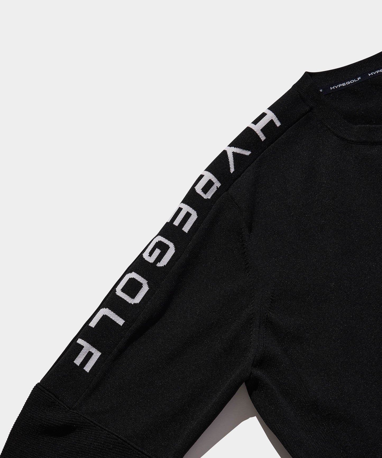 Crew Neck Active Knit BLACK