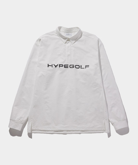 LOGO motif Pull Over Shirt WHITE