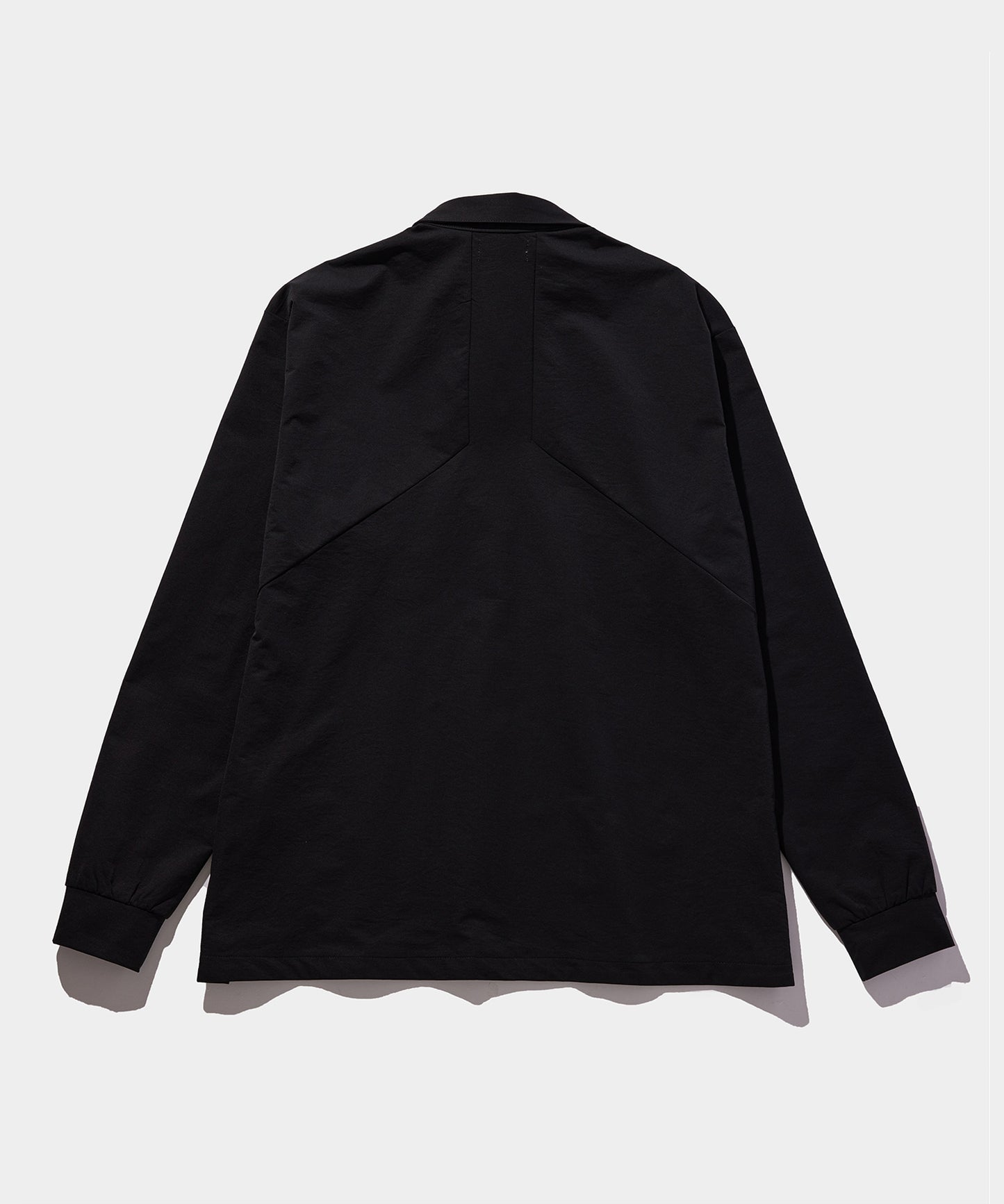 LOGO motif Pull Over Shirt BLACK