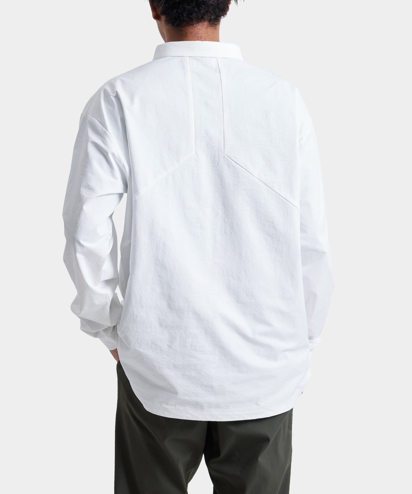 LOGO motif Pull Over Shirt WHITE