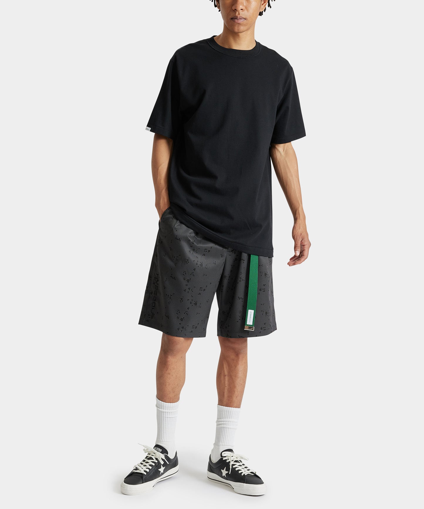 Nightvisioncamo tuck shorts CHARCOAL