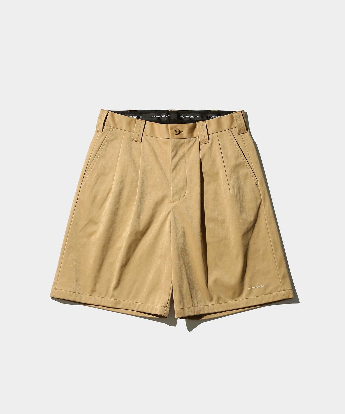 Nylonjersey Printed logo shorts BEIGE